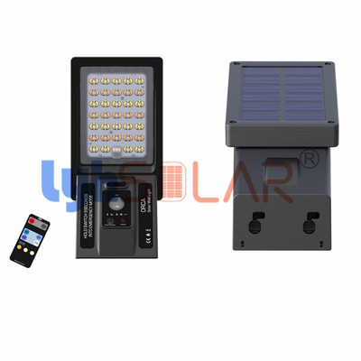 Remote Control Solar Deck Lights Outdoor 6500k 360Lm With 34pcs High Bright Led